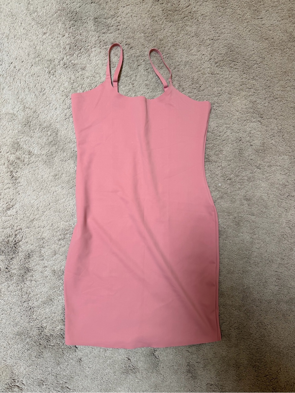 Sleeveless Pink Bodycon Mini Dress